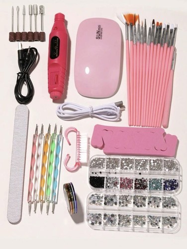 Gel nail kit with light - nail,