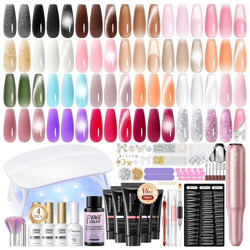 Kit gel uñas piezas - gel, con