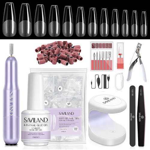Gel nail kit - nail, and